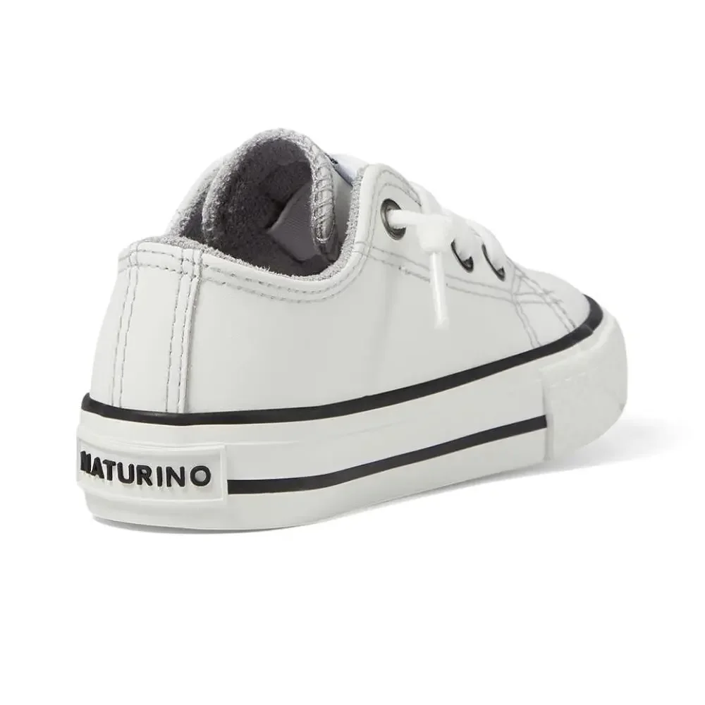 Naturino Ayasy 2018268 Sneakers Girls EU 27 White Leather Comfort Shoes ZOGG3407